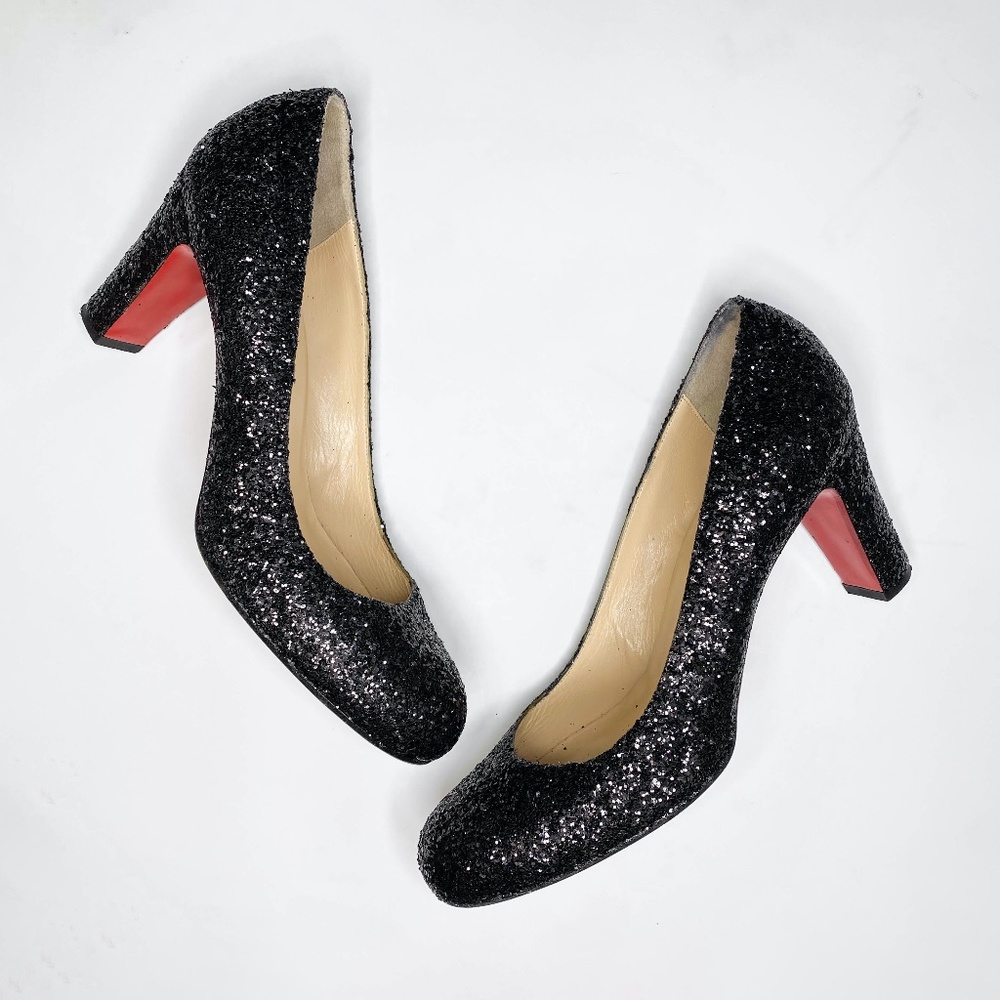 Louboutin Fits like Size 9 but says 40=size 10.